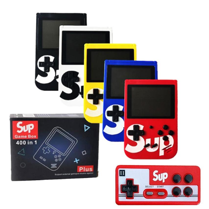 CONSOLA PORTATIL - SUP 400 IN 1 C/ JOYSTICK - JUEGOS 8 BIT COLORES VARIOS